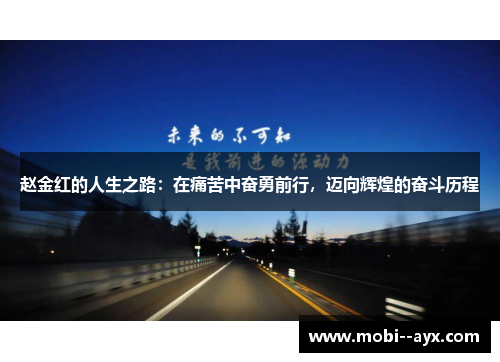 赵金红的人生之路:在痛苦中奋勇前行,迈向辉煌的奋斗历程 赵金红的人生之路:在痛苦中奋勇前行,迈向辉煌的奋斗历程