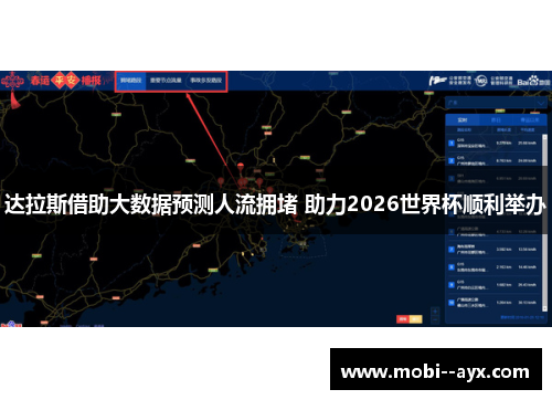 达拉斯借助大数据预测人流拥堵 助力2026世界杯顺利举办 达拉斯借助大数据预测人流拥堵 助力2026世界杯顺利举办